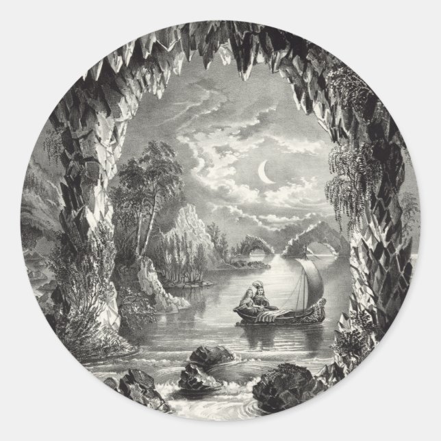 The Enchanted Cave Classic Round Sticker (Front)