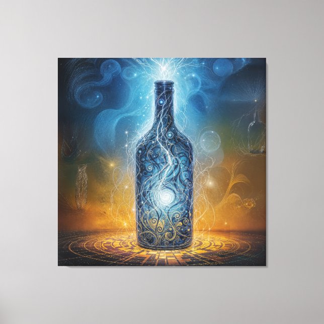The Enchanted Elixir of the Cosmos Canvas Print (Front)