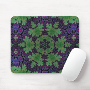 The Enchanted Fern Wheel Mouse Pad