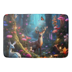 The Enchanted Forest a Mystical Oasis Bath Mat