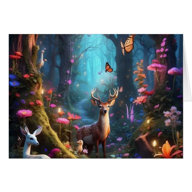 The Enchanted Forest a Mystical Oasis Blank Inside (Front Horizontal)