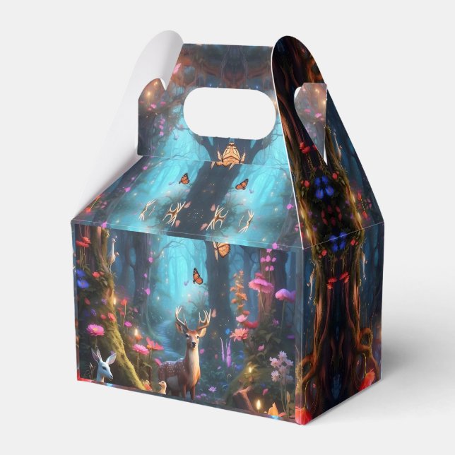 The Enchanted Forest a Mystical Oasis Favour Box (Front Side)