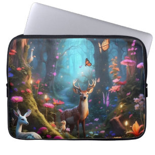 The Enchanted Forest a Mystical Oasis Laptop Sleeve