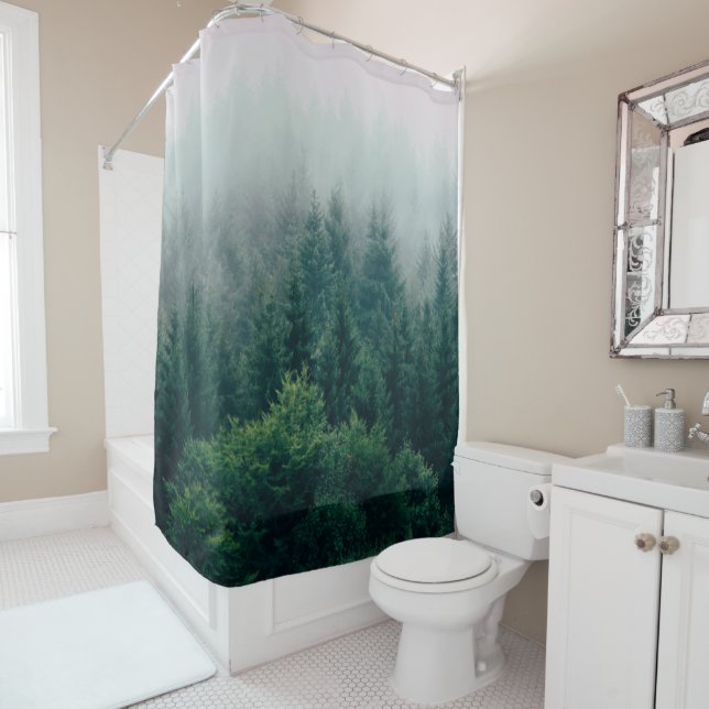 The Enchanted Forests Shower Curtain (In Situ)