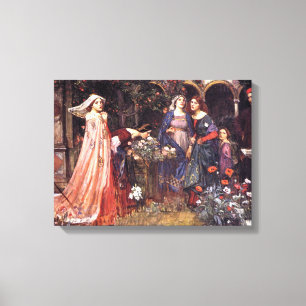 The Enchanted Garden 1917 John William Waterhouse Canvas Print