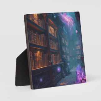 The Enchanted Library Plaque