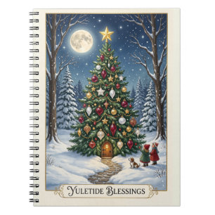 The Enchanted Solstice Tree Notebook