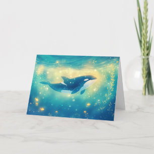 The Enchanted Swim Orca Adventure Card