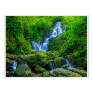 The Enchanting Cascade of Torc Waterfall Poster