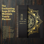 The Enchanting Saga Of Me - Mandala Yearly  Planner<br><div class="desc">Embark on a journey of self-discovery and personal growth with The Enchanting Saga Of Me - Mandala Yearly Planner. This elegant planner features a luxurious black and gold mandala design on the cover, offering a stylish and inspiring way to organise your year. With ample space for monthly overviews and weekly...</div>
