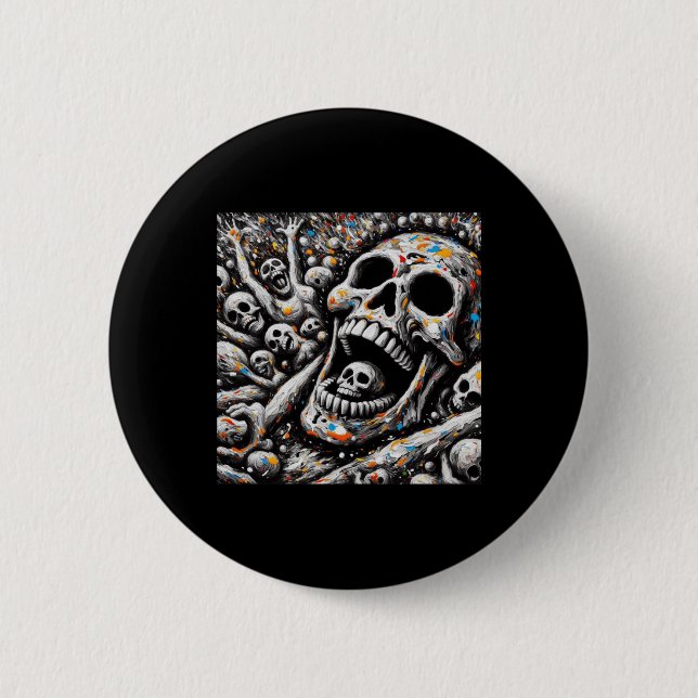 The End  6 Cm Round Badge (Front)