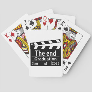 The End Graduation 2025 Cinema Graduate Playing Cards