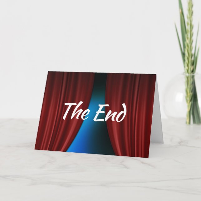 The End Greeting Card (Front)