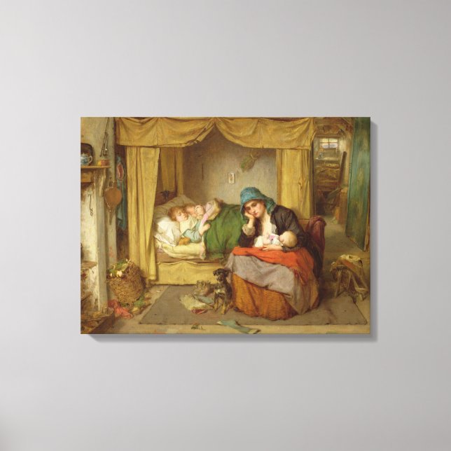 The end of a happy day canvas print (Front)