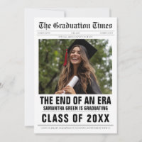 The End of an Era Graduation Newspaper