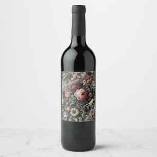 The End of Slumber – Gothic Victorian Wine Label