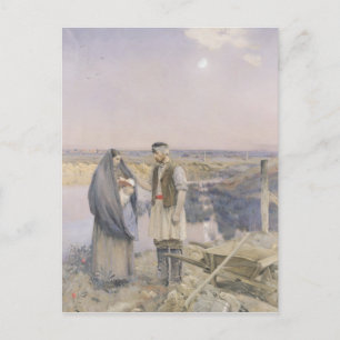 The End of the Day, 1888 Postcard