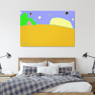 The end of the horizon canvas print