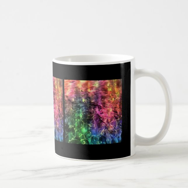 The End Of The Rainbow Bizarre Abstract Art Coffee Mug (Right)