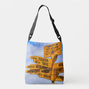 The end of the road crossbody bag