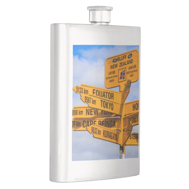 The end of the road hip flask (Right)