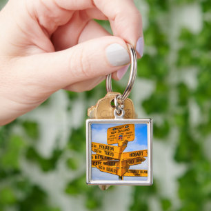 The end of the road key ring