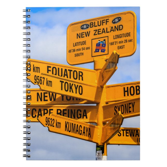 The end of the road notebook (Front)