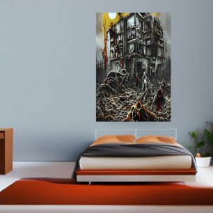 The end of the world   AI Art Poster