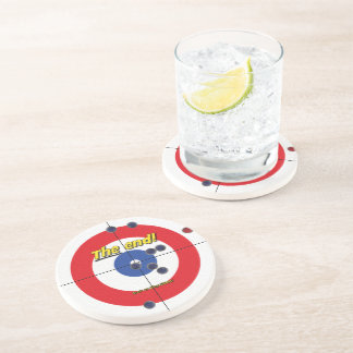 The End  Sandstone Coaster - (Red)