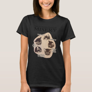The endless cycle of misery  lazy cat T-Shirt