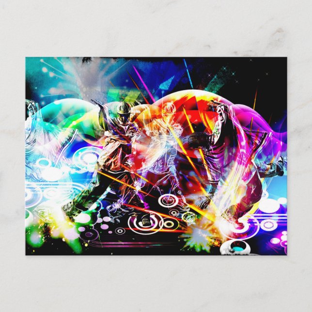 The energy of dance postcard (Front)