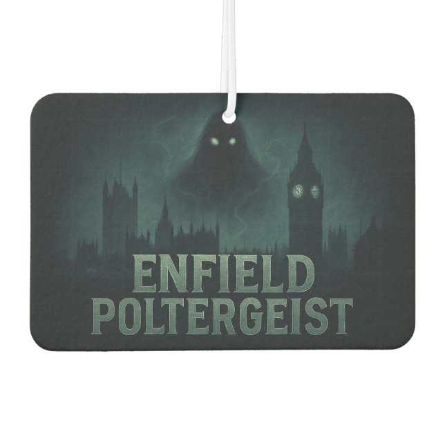 The Enfield Poltergeist Haunted Paranormal Car Air Freshener (Front)