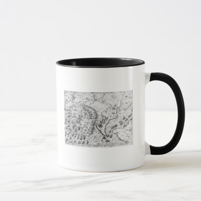 The English and Dutch Force facing Spanish Fleet Mug (Right)