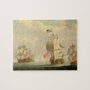 The English Fleet Under Sail Jigsaw Puzzle
