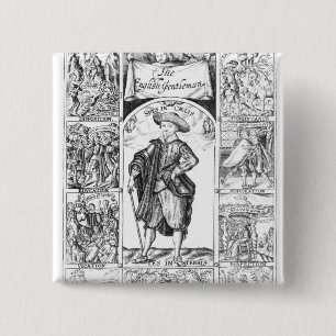 The English Gentleman 15 Cm Square Badge