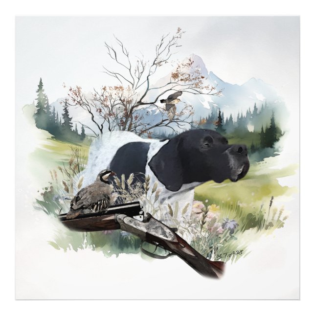 The English Pointer Photo Print (Front)