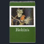 The English Robin  Calendar<br><div class="desc">selection of English Robin images</div>