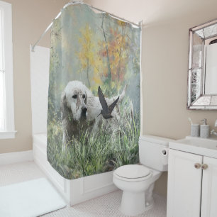 The English Setter, Passion Hunting Shower Curtain