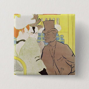 The Englishman at the Rouge, 1892 15 Cm Square Badge