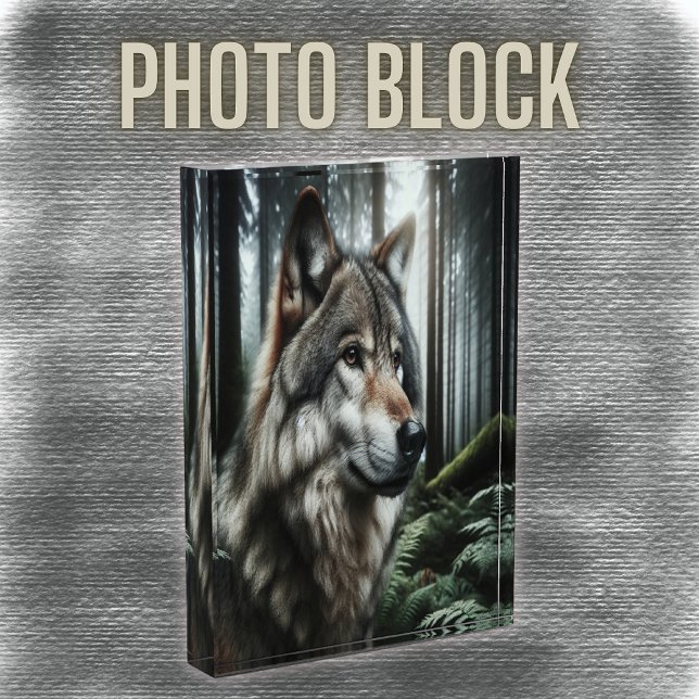 The Enigmatic Wolf of the Forest |   Photo Block (Creator Uploaded)