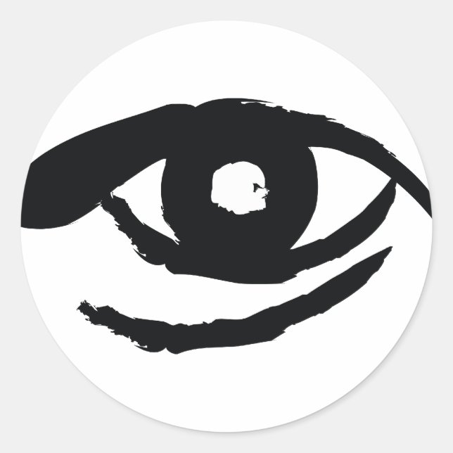 The Enlightened Eye Classic Round Sticker (Front)