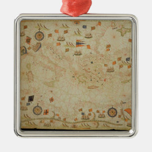 The entire Mediterranean Basin Metal Tree Decoration