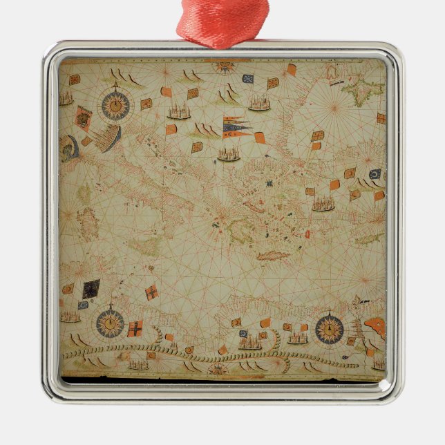 The entire Mediterranean Basin Metal Tree Decoration (Front)