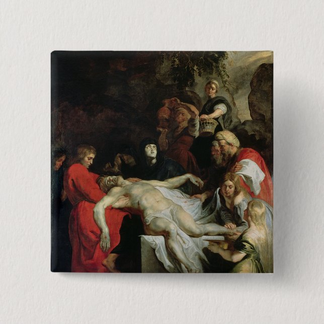 The Entombment 15 Cm Square Badge (Front)
