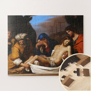 The Entombment by Guercino Religious Art Jigsaw Puzzle