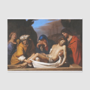 The Entombment by Guercino Religious Art Tissue Paper