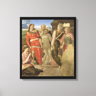 The Entombment by Michelangelo Canvas Print