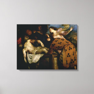 The Entombment of Christ Canvas Print