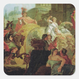 The Entrance of Alexander the Great Square Sticker