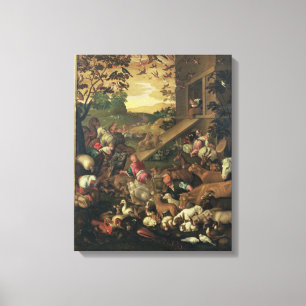 The Entrance of the Animals into the Ark Canvas Print
